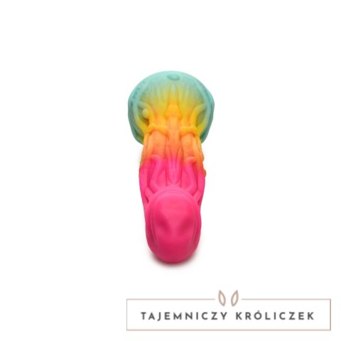 XR Brands Shape Shifter silikonowy model anatomiczny z przyssawką tęczowy XR Brands