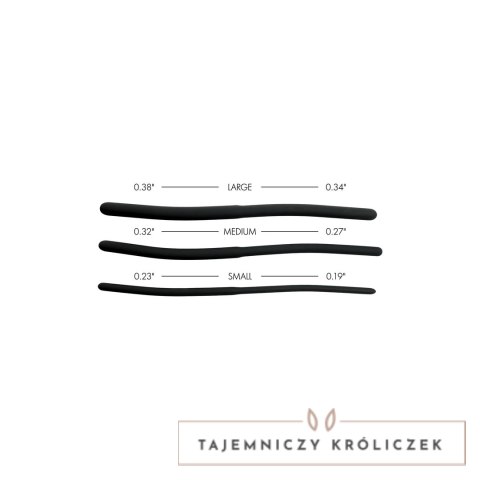 XR Brands Silicone Sounds Set - Elastyczne sondy treningowe, 8 szt. XR Brands