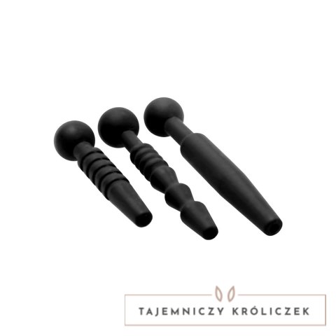 XR Brands Trinity Vibes zestaw 3 silikonowych sond intymnych, rożne rozmiary XR Brands