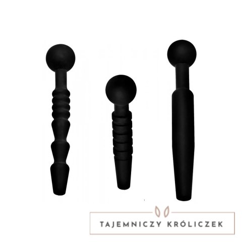 XR Brands Trinity Vibes zestaw 3 silikonowych sond intymnych, rożne rozmiary XR Brands