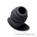 XR Brands Tunnel Plug Medium - silikonowy korek tunelowy, średni rozmiar XR Brands