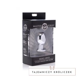 XR Brands Tunnel Plug Small metalowy korek intymny z otworem XR Brands