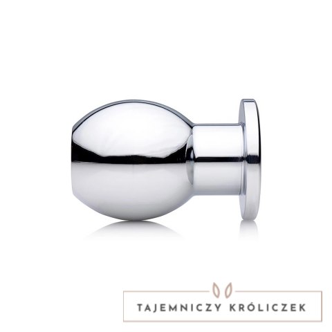 XR Brands Tunnel Plug Small metalowy korek intymny z otworem XR Brands