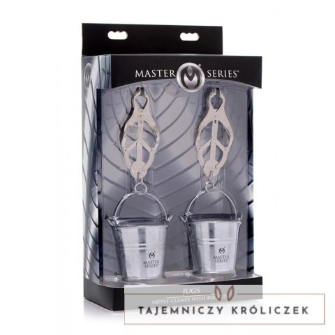 XR Brands - Zaciski motylkowe z regulowanymi obciążnikami, metal XR Brands