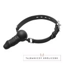 XR Brands silikonowy knebel na twarz z anatomicznym ustnikiem, regulowany XR Brands