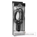XR Brands silikonowy knebel na twarz z anatomicznym ustnikiem, regulowany XR Brands