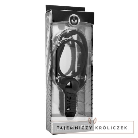 XR Brands silikonowy knebel na twarz z anatomicznym ustnikiem, regulowany XR Brands
