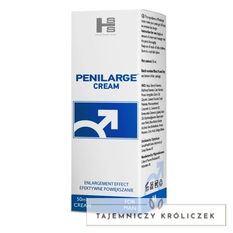 SHS Penilarge krem pielęgnacyjny 50ml - formuła ziołowa, wygładzenie skory SHS