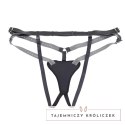Sportsheets Aurora High Waisted Uprząż Regulowana Czarna Sportsheets