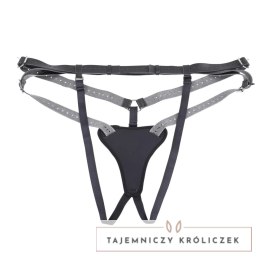 Sportsheets Aurora High Waisted Uprząż Regulowana Czarna Sportsheets