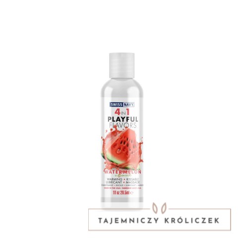 Swiss Navy Lubrykant 4w1 smakowy 30ml bez parabenow i cukru Swiss Navy