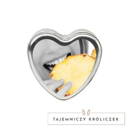 Earthly Body Heart Massage Candle Ananas 113g - pielęgnacyjna świeca Earthly body
