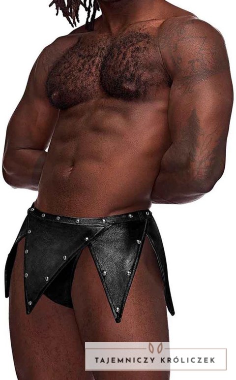 Male Power Gladiator SM - zestaw stringi z pasem i ozdobnymi ćwiekami Male Power
