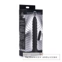 XR Brands Master Series Power Screw Spiralny wibrator silikonowy czarny XR Brands