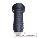 XR Brands Master Series Power Screw Spiralny wibrator silikonowy czarny XR Brands