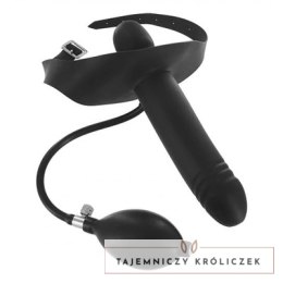 XR Brands Nadmuchiwany knebel z anatomiczną końcowką - regulowany rozmiar XR Brands