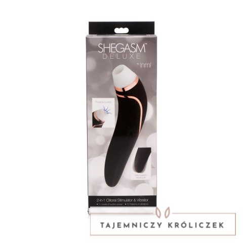 XR Brands Shegasm Deluxe - bezprzewodowy stymulator dwustronny silikonowy XR Brands