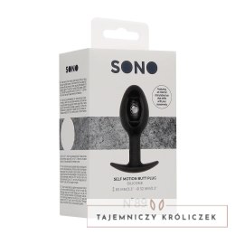 SONO No.89 silikonowy korek z ruchomą kulką, 8,3 cm, czarny Sono by Shots