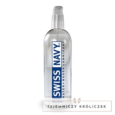 Swiss Navy Lubrykant na bazie wody 473 ml - formuła premium, duża pojemność Swiss Navy