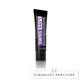 Swiss Navy Lubrykant silikonowy 10 ml, butelka podrożna, gładka formuła Swiss Navy