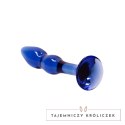Christalino Gallant - szklana rożdżka intymna borokrzemianowa, niebieska Chrystalino by Shots