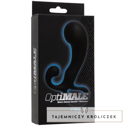 Doc Johnson OptiMALE P-Massager czarny silikonowy masażer intymny Doc Johnson