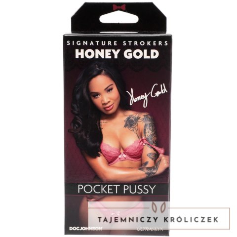 Doc Johnson Signature Stroker Honey Gold ULTRASKYN anatomiczny model Doc Johnson