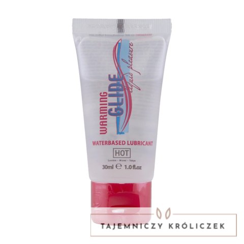 HOT Glide żel na bazie wody rozgrzewający 30ml bez osadu HOT