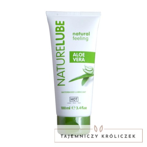 Hot Nature Lube Aloe Vera - lubrykant wodny, delikatny, 100 ml HOT