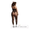 Le Desir Bodystocking Plus Size siateczkowy koronkowy XL-4XL czarny Le Désir by Shots