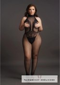 Le Desir Bodystocking Plus Size siateczkowy koronkowy XL-4XL czarny Le Désir by Shots
