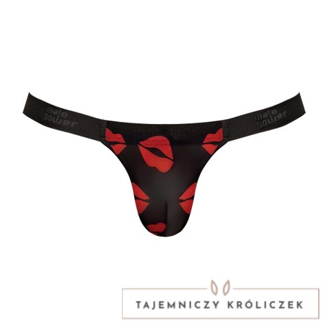 Male Power Kiss Me - stringi męskie, niski stan, elastyczny pas Male Power