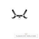 Male Power Leather Harness regulowana uprząż z imitacji skory Male Power