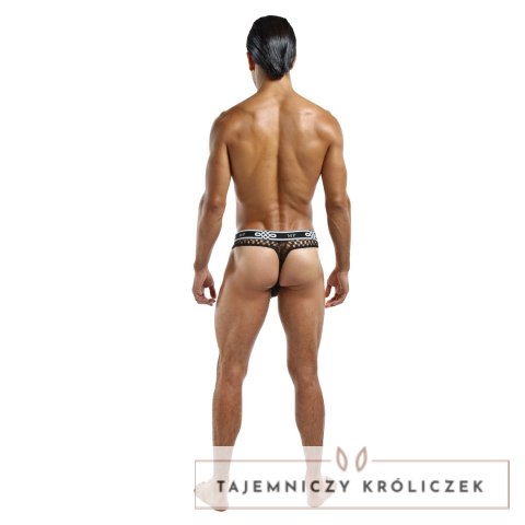 Male Power Stringi Lo Rise LXL czarne niskie wycięcie Peep Show Male Power
