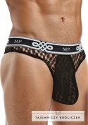 Male Power Stringi Lo Rise LXL czarne niskie wycięcie Peep Show Male Power