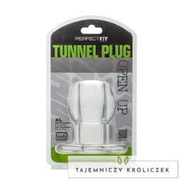Perfect Fit Brand Tunnel Plug XL przezroczysty - anatomiczny korek otwarty PerfectFitBrand