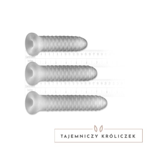 Perfect Fit Fat Boy 19 cm - Osłona anatomiczna Micro Rib SilaSkin PerfectFitBrand
