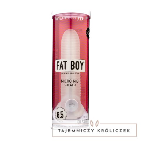 Perfect Fit Fat Boy Micro Rib Sheath 16,5 cm - elastyczna osłona SilaSkin PerfectFitBrand