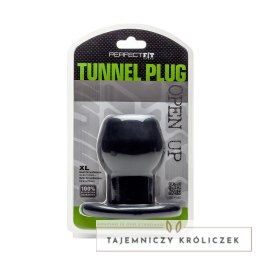 Perfect Fit Tunnel Plug XL Przezroczysty - Anatomiczny korek z otworem PerfectFitBrand