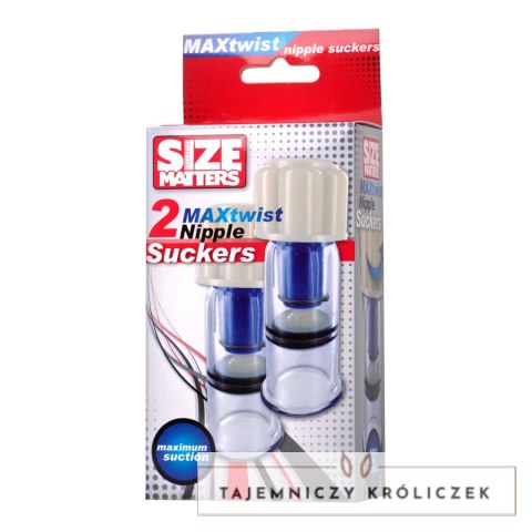 XR Brands Max Twist - para przyssawek do pielęgnacji sutkow ABS XR Brands