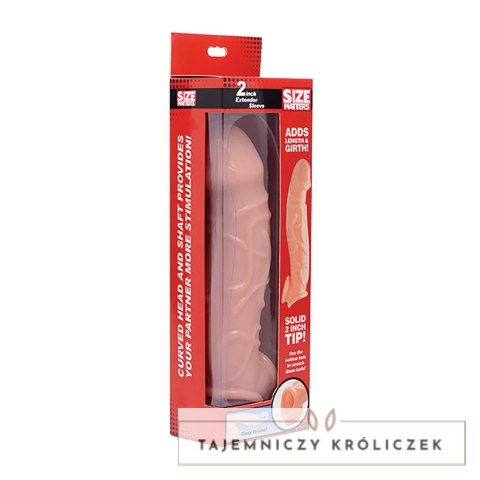 XR Brands Sleeve Extension 5 cm - elastyczna nakładka wydłużająca XR Brands