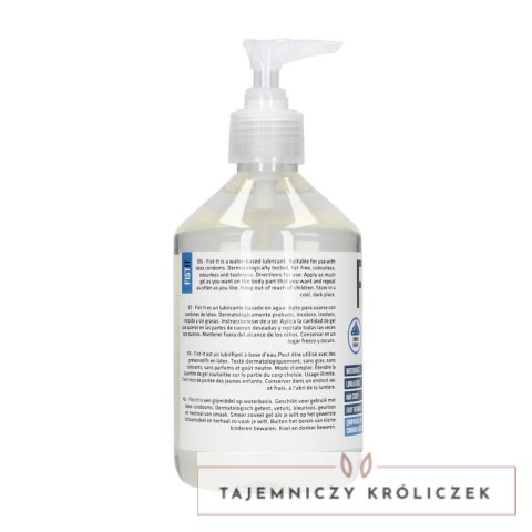 Shots Fist It Water-Based Gęsty Żel Intymny 500 ml, Bezbarwny Fist It by Shots