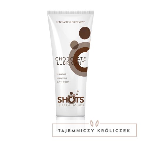 Shots Lubes Chocolate - żel nawilżający smakowy 100 ml, na bazie wody Shots Lubes