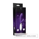 Shots Luna Ares - Wibrator podwojny, silikonowy, 21,2 cm, fioletowy Luna by Shots