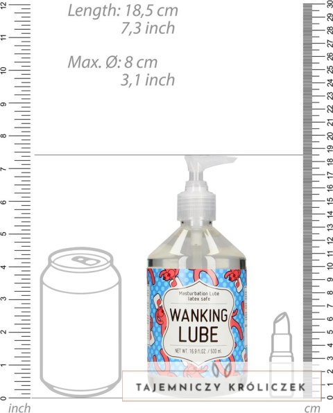 Shots S-Line Wanking Lube 500 ml - Żel intymny wodny, uniwersalny S-Line by Shots