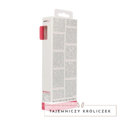 Shots Toys Kompaktowy Wibrator G-Spot Zakrzywiony 10 Trybow Wodoodporny Shots Toys