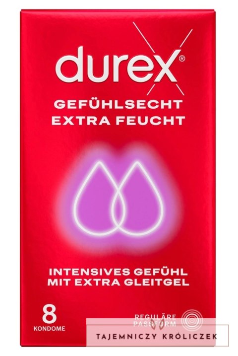 Durex Sensitive Extra Feucht 8 szt. - prezerwatywy silnie nawilżone Durex