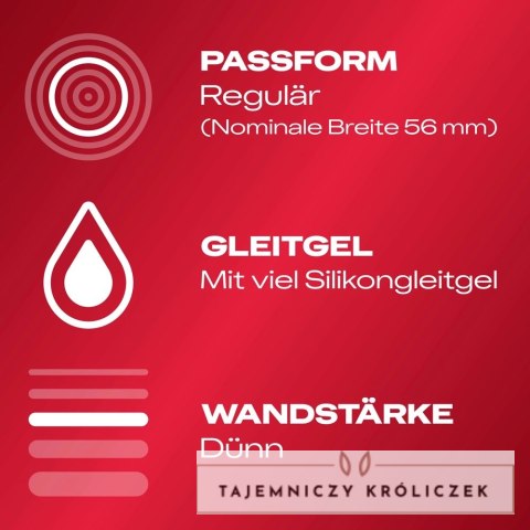 Durex Sensitive Extra Feucht 8 szt. - prezerwatywy silnie nawilżone Durex