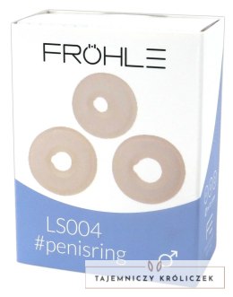 FROHLE Zestaw mankietow intymnych 16/21/26 mm TPE kompatybilny z pompami Fröhle