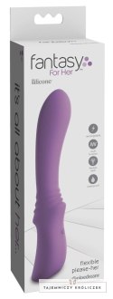 Fantasy For Her Wibrator Elastyczny 18,5cm Stymulacja Punktu G Fioletowy Fantasy For Her